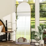 Metal Arch Full Length Mirror Floor Mirror Wall-Mounted - Image 15