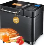 KBS 17-in-1 Stainless Steel Bread Machine with Dual Heaters - Image 2