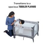 Graco Pack 'n Play Close2Baby Bassinet Playard Features Portable Bassinet Diaper Changer and More, Derby - Image 37